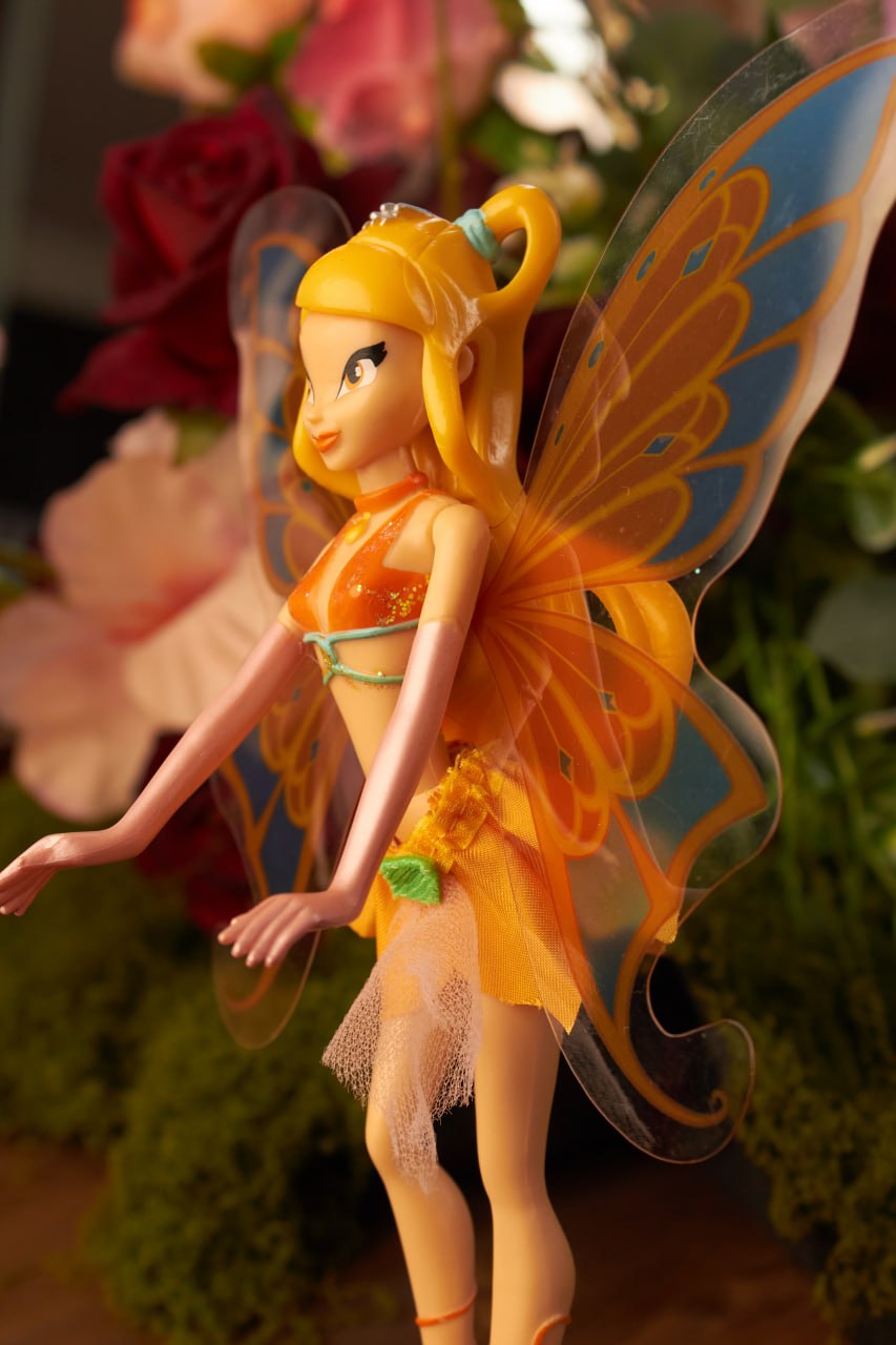 Прозрачная подставка Winx крупным планом